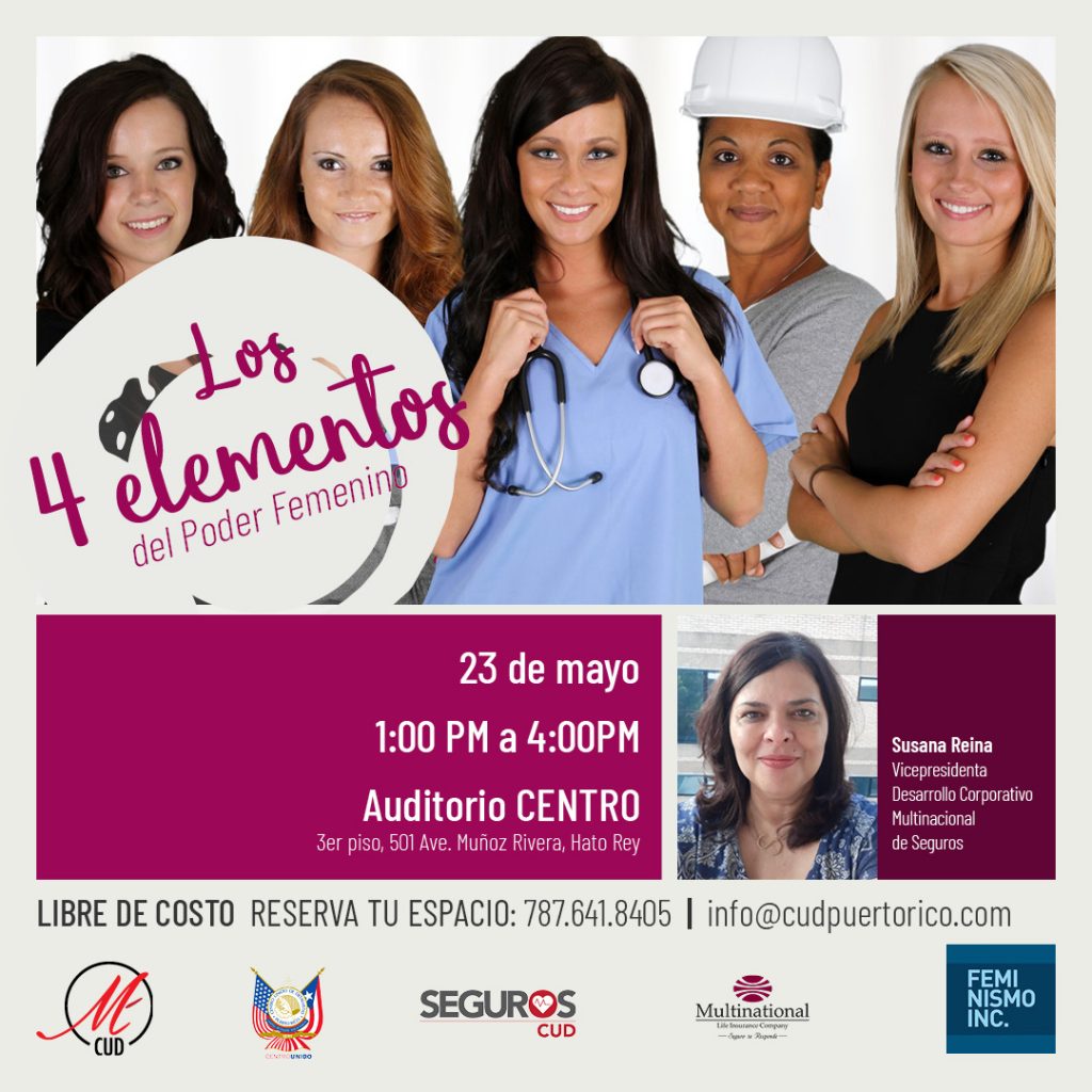 Promoción Los 4 elementos del poder femenino